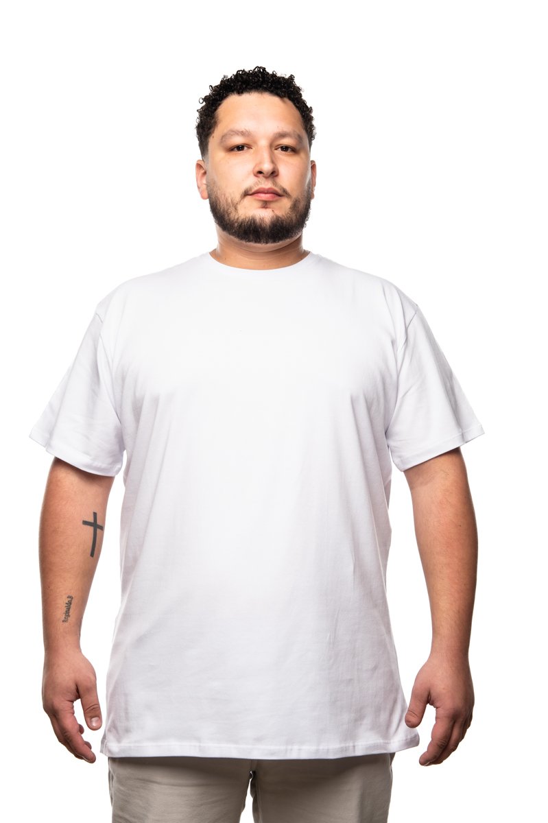 Camiseta Plus Size Comfort- Branca